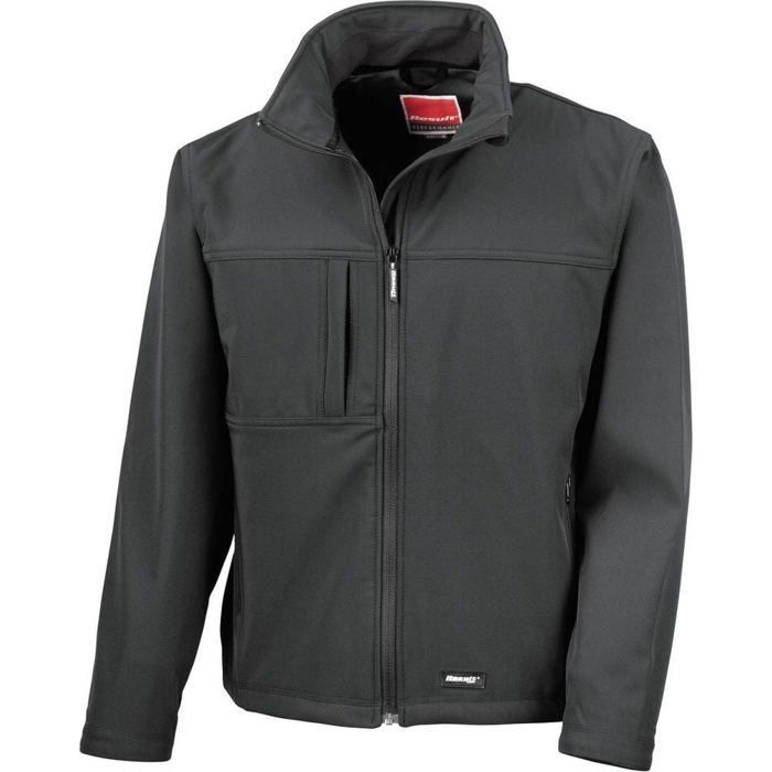 Veste de travail classique Softshell Result - Noir