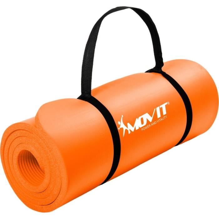 MOVIT Tapis de gymnastique 183cm x 60cm x 1,0cm, Orange