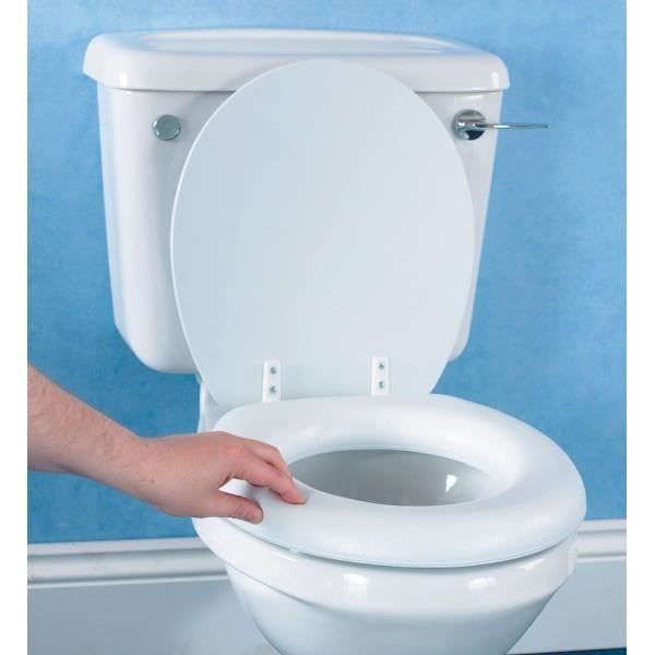 Rehausseur de toilettes doux