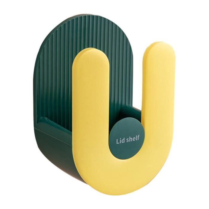 1PC mural couvercle de casserole support de planche à découper fournitures de RACK DE RANGEMENT - RACK A EXERCICE - SUPPORT