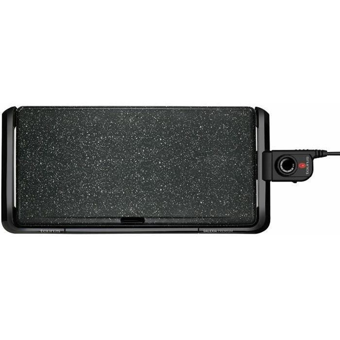 TAURUS 968447 Plancha 2200 W - Galexia Premium - - Surface anti adhésive avec finition stone - 51 x 22,5 cm