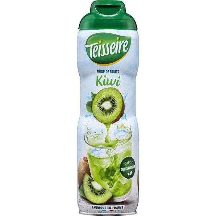 TEISSEIRE Sirop Kiwi - Bouteille plastique - 60cl