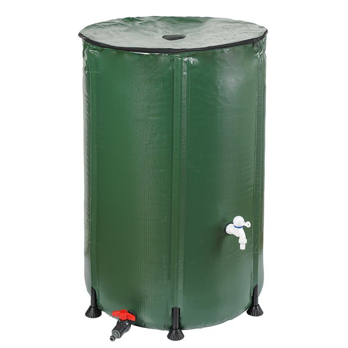 Réservoir récupérateur d'eau de pluie pliable 500 Litres - 500 Litres