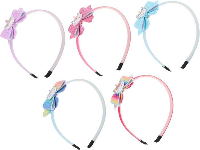 2 Pièces Bandeaux Avec Noeuds Pour Bébé Fille - Accessoires Cheveux Élastiques Doux Et Mignons