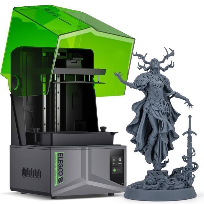 Imprimante 3D ELEGOO Saturn 4 Écran 12K MSLA Nivellement Automatique Grande Taille dimpression 21888x12288x220mm³