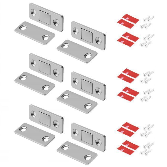 Aimants Loqueteaux Magnétiques, Aimant Porte Placard Loquet Magnétiques
