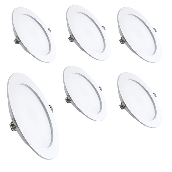 Spot LED Encastrable Extra Plat 7W – Blanc Chaud 2700K – Lot De 20 – NEUF