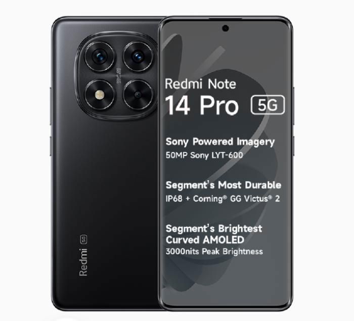 Smartphone 5G XIAOMI Redmi Note 14 Pro 8Go RAM ROM - vue 1