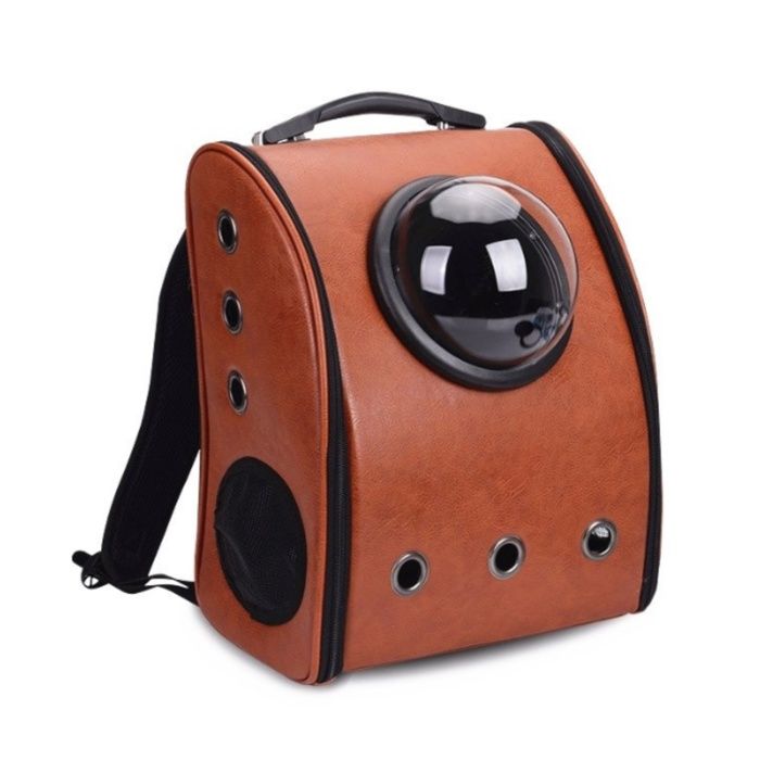 Comparer les prix de C Sac transport chat 33x22x39cm les deux poches latérales peuvent être pliées pour un rangement facile tissu en cuir confortable