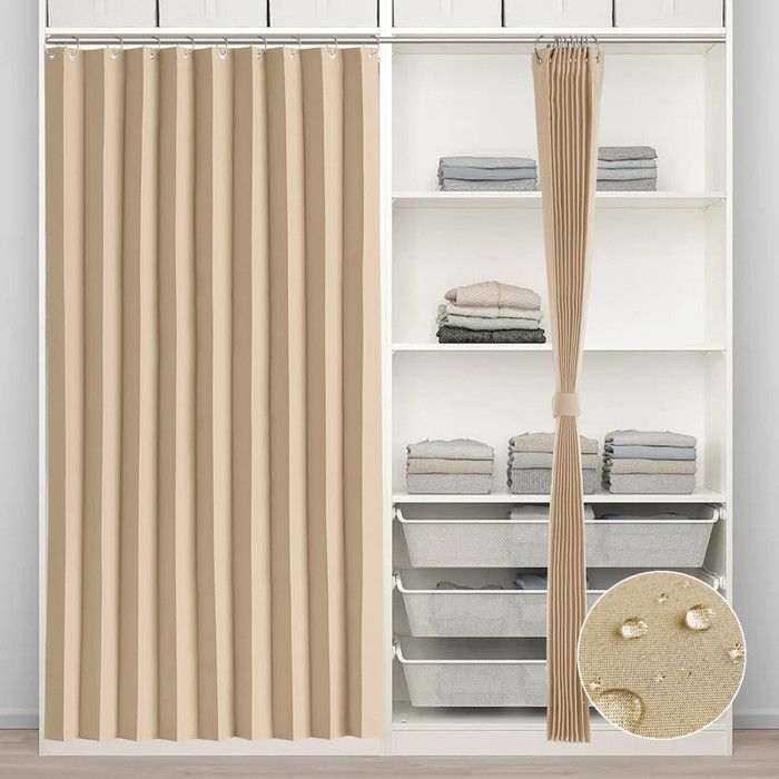Rideau De Porte Accordéon Magnétique - 310x200 Cm Occultant - Séparateur De Pièce Sans Perçage - Isolation Froid/Chaud