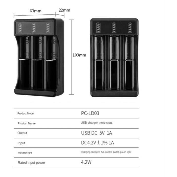 Chargeur de Batterie Rapide Smatree 5 en 1 pour DJI Togo