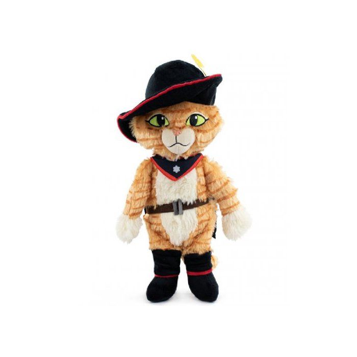 Peluche Chat Potté 33 cm - Doudou Collection - Set Jouet Enfant + 1 Carte Tigre