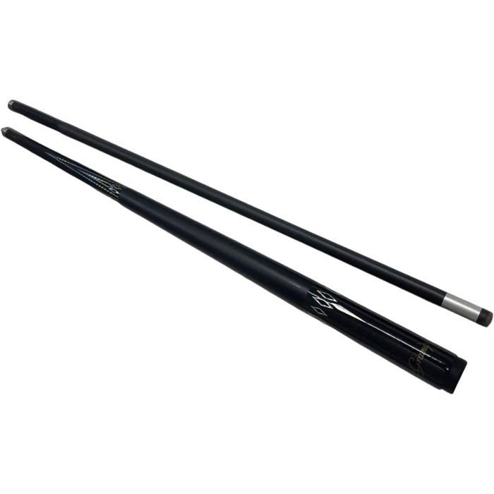 Baoblaze Queue De Billard Fibre Carbone 147cm Pointe 13mm - Noire Détachable