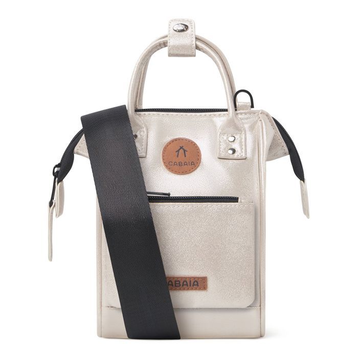 Sac bandoulière - CABAIA - Adventurer Iridescent Nano Honolulu 338566 - argenté - 13x19x7 cm - bandoulière réglable