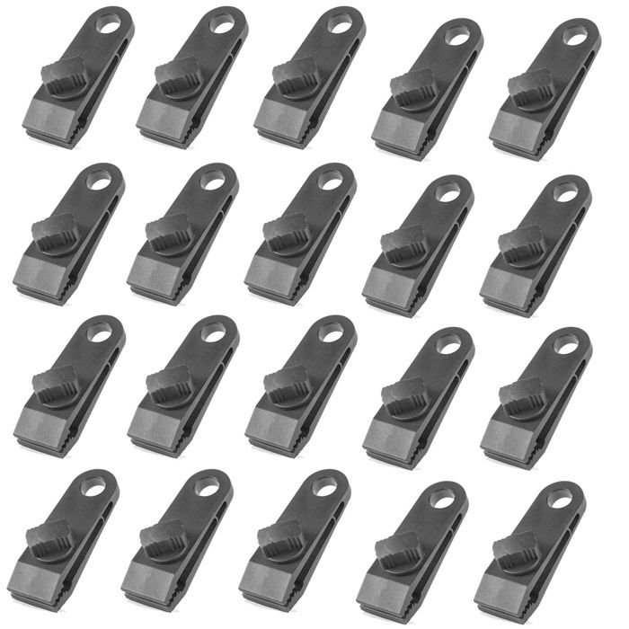 10 Clips En Métal En Forme De R Pour Carrosserie RC – 7 Mm De Diamètre – Pour 1/5, 1/6, 1/8, 1/10 – Noir