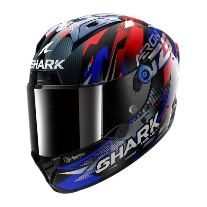 Casque moto intégral Shark Aeron ZARCO GP de France Carbon
