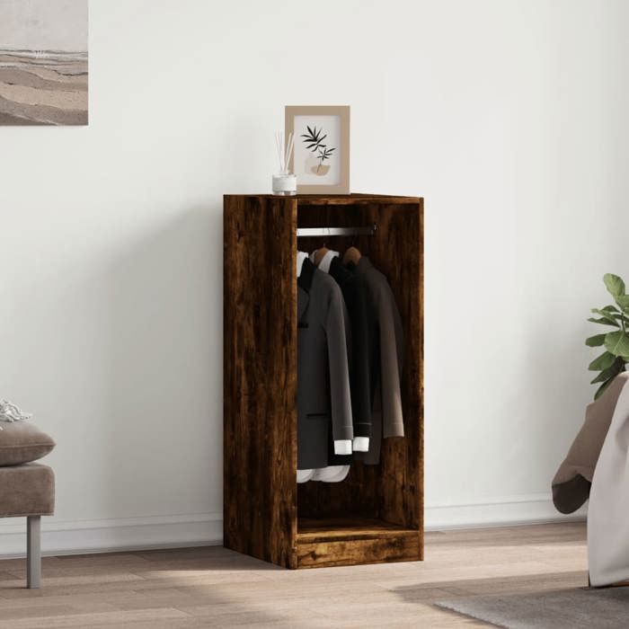 Décoratif - Garde-robe -(1 PCS）- Vidaxl - Armoire penderie Pour chambre chêne fumé 48x41x102  cm - bois dingénierie253238