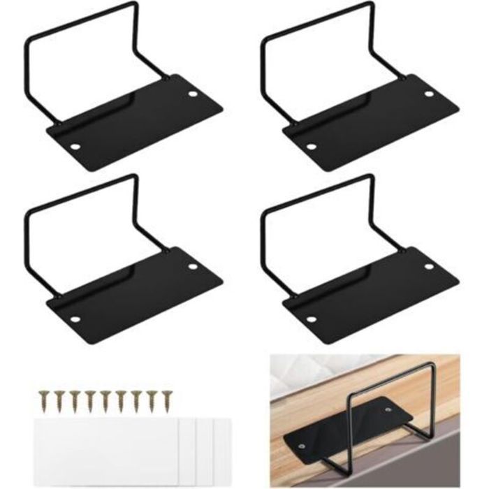 4 Pièces Arret Matelas Cale Matelas Support Matelas Antidérapant pour Empêcher Matelas de Glisser Convient Fixation