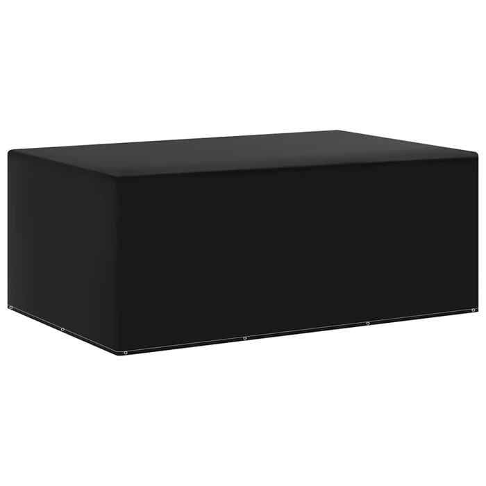 Housse de salon de jardin - vidaXL - Mobilier dextérieur - aluminium et PE - noir - 143 x 225 x 90 cm@hbp45t