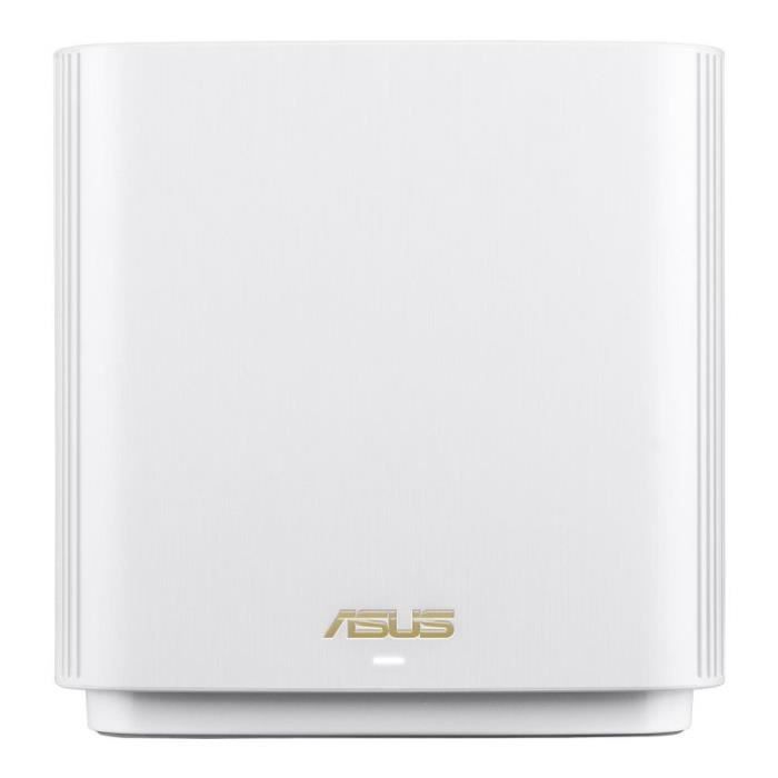 Asus ZenWiFi XT9 Blanc - Pack de 1 - Système Wi-FI 6 AX Mesh, Tri-Bande, 7800 Mbit/s, 260m2, AiProtection avec