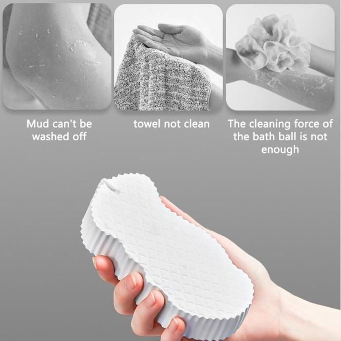 Brosse De Bain Exfoliante Pour Le Dos - TRAHOO - Artefact De Bain