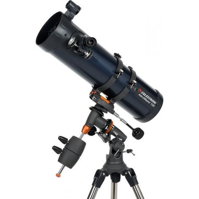 Télescope réflecteur Celestron AstroMaster 130 EQ - Noir - Poids 12.7 kg - Grossissement maxi 307x