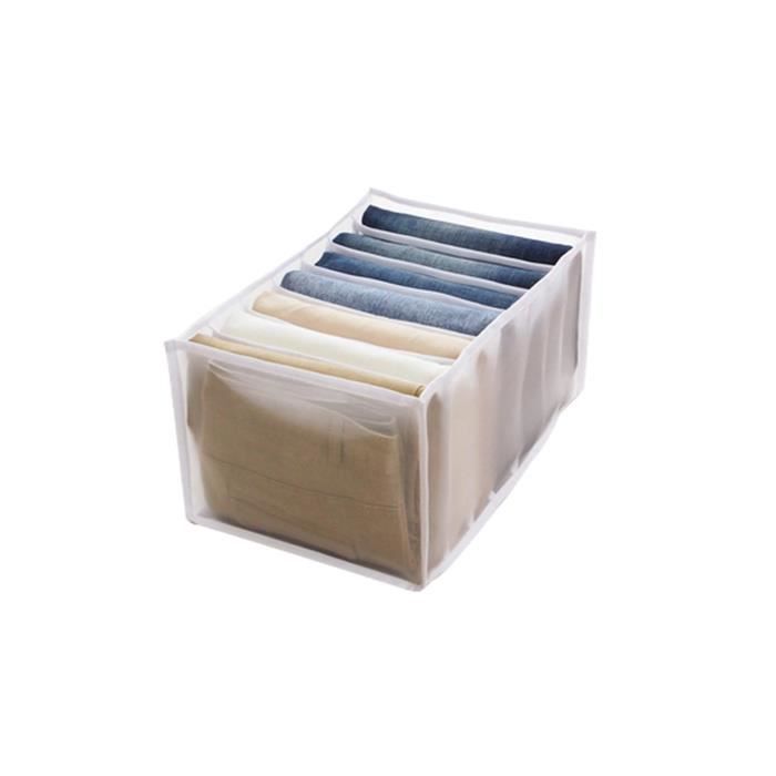 1pcs Boîte de Rangement Tiroir Vêtements Ouvertes pour Armoire Organisateur de Tiroir de Rangement Pliable pour Leggings Pantalons