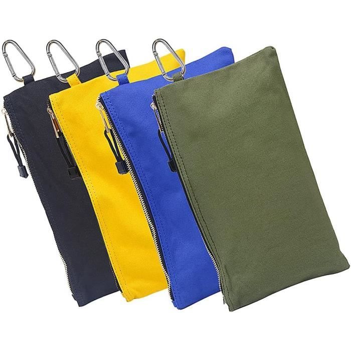 Pochette En Toile Officielle Inter – Logo Brodé, Fermeture éclair