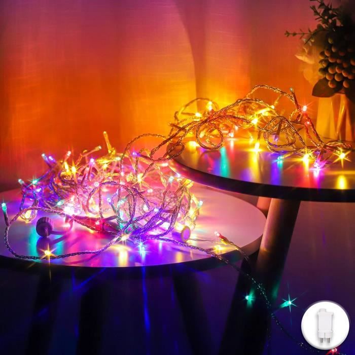 Guirlande Lumineuse Miniature Lutin Pour Maison De Poupée - 40 Cm LED Colorées - Décoration Noël - 3 Modes De Clignotement