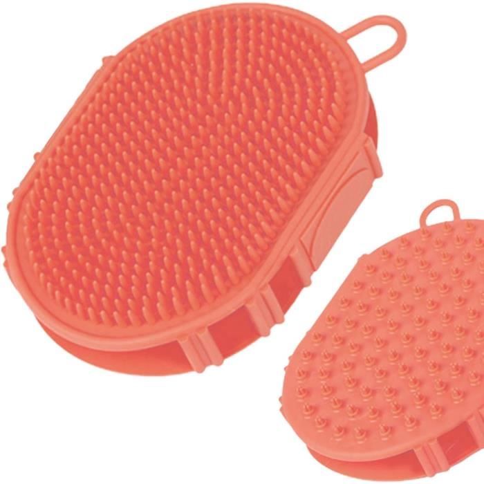 Brosse de toilettage pour chevaux, éponge antidérapante à poils doux