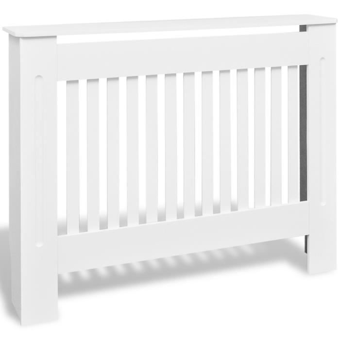 Accessoires Pour Radiateurs Cache Radiateur Blanc Mdf 112 Cm Cdiscount Bricolage