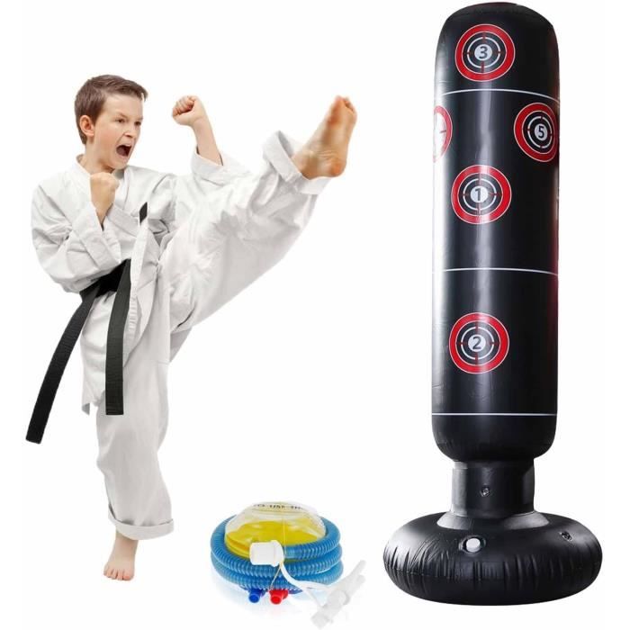 Sac de frappe gonflable pour enfant,Design ninja,163cm,Pour enfants,Saut rapide,Pour karaté,taekwondo,jouets pour garçons et filles - Sport Sac de frappe gonflable pour enfant,Design ninja,163cm,Pour enfants,Saut rapide,Pour karaté,taekwondo,jouets pour garçons et filles - Sport