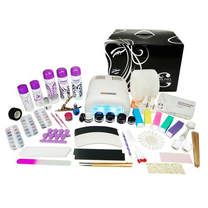 Kit Xl Manucure Faux Ongles 36w Gel Uv 3 étapes Achat