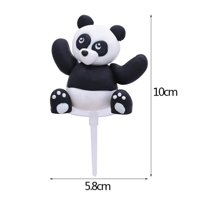 LHKJ 1 Lot de 8 pcs Mini Animal Miniature Panda Décoration,Mignon