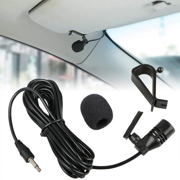 Microphone Audio de voiture, 3.5mm, Clip Jack, micro stéréo, Mini