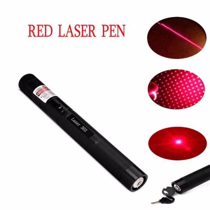 Laser 303 650nm Laser Stylo Pointeur 5 mw rouge haute puissance brûler  instantanément matchs *SQ - Cdiscount Bricolage