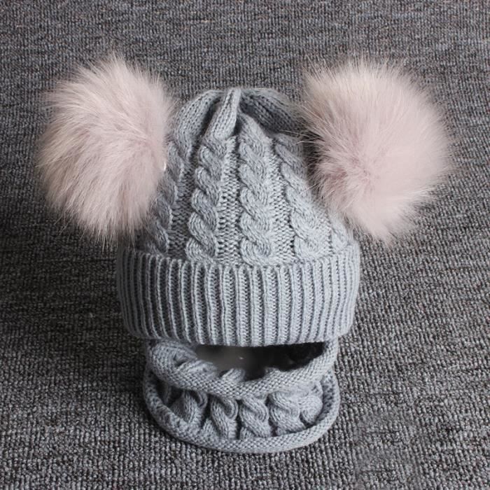 Garcon Accessoires Wacky Bebe Pompon Chapeau Hiver Chaud Fourrure Garcon Beanie Bonnet Pompon 6 12 Mois Neuf Chapeaux