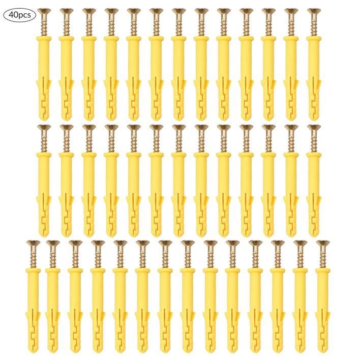 Chevilles Murales Plastique Duravit – Lot De 2 Pour Fixation Abattant WC (Caro, Happy D, Starck…)