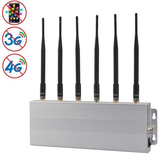 6 bandes 2G 3G 4G GPS WiFi Brouilleur de signal mobile/Shield