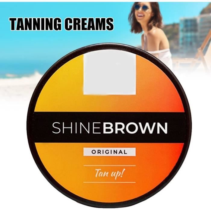 Crème de bronzage Shine Brown Accélérateur de bronzage Self Tanning