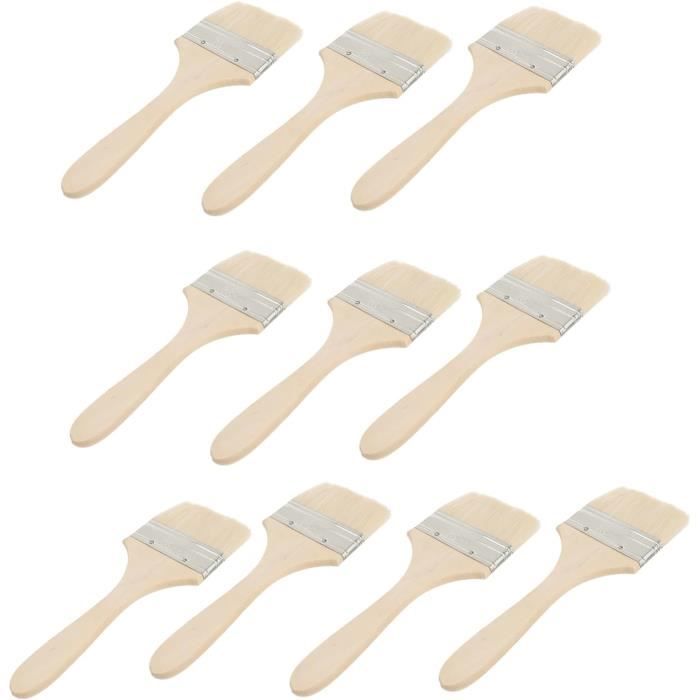 Kit 10 Pinceaux En Silicone Pour Sculpture Argile - Outils Poterie Et Modelage Avec 5 Formes De Pointes