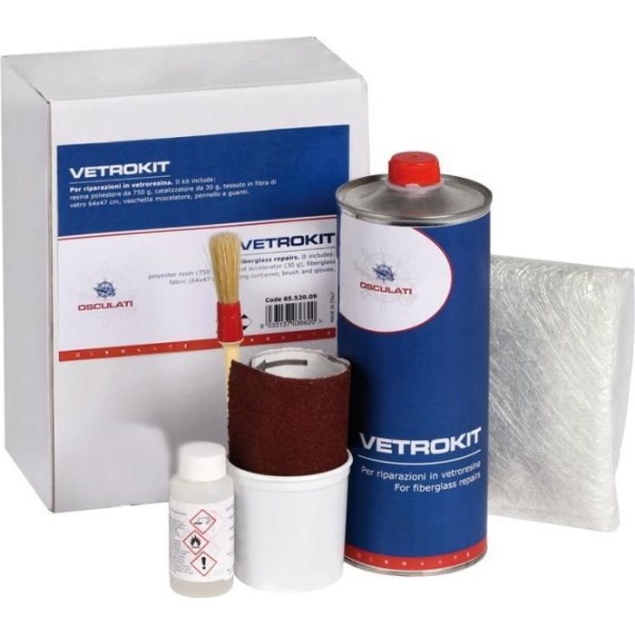 Kit Réparation Fibre De Verre Résine Bateau Entretien Petit Travaux Bateau Cdiscount Sport
