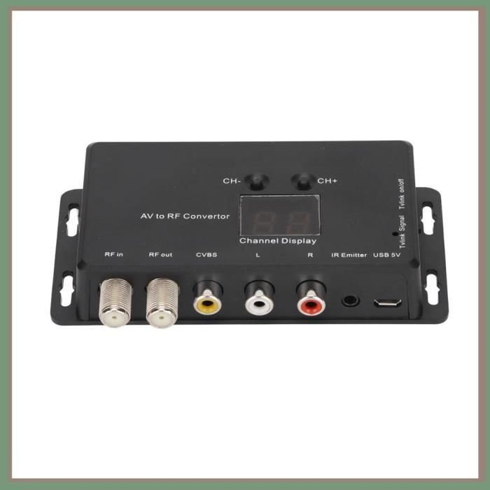 Adaptateur HDMI vers coaxial, modulateur RF PLL, interface multimédia