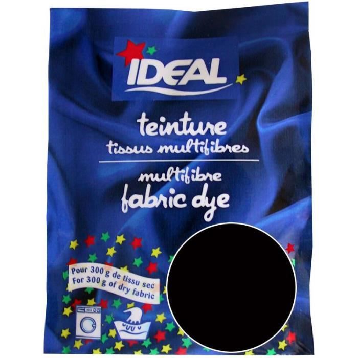 Teinture noir pour tissu textile linge vêtement IDEAL 15 g multifibres Cdiscount Au quotidien