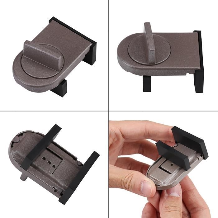 Lankater 1pc Vol Fenêtre De Verrouillage De Porte Coulissante Bébé