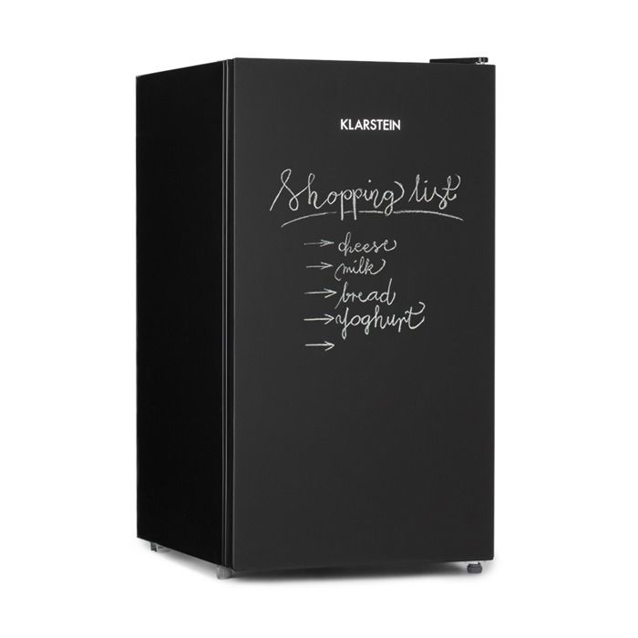 KLARSTEIN Luminance Frost - Réfrigérateur Compact 91L Classe E - Noir - Idéal Petit Espace