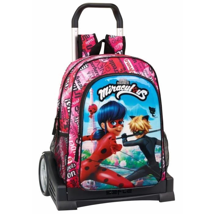 cartable ladybug a roulette