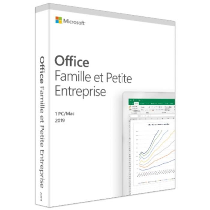 Logiciel de bureautique Microsoft Office Famille et Entreprise 2019 • Logiciel • Informatique – Tablette