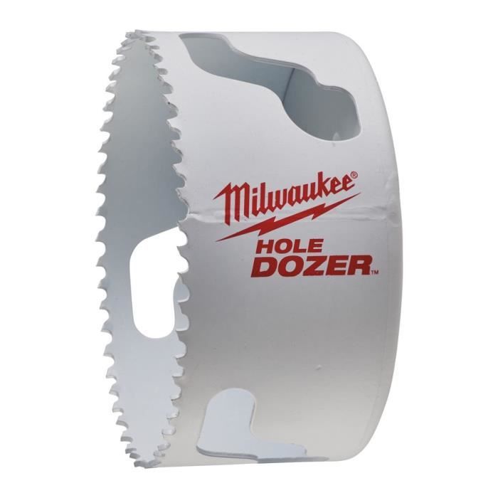 Scie cloche MILWAUKEE Hole Dozer Ø 98 mm Technologie de pointe Denture agressive