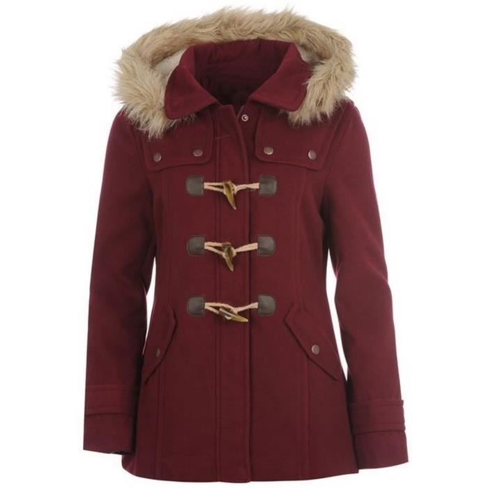 Duffle coat kangol Bordeaux Pour Femme